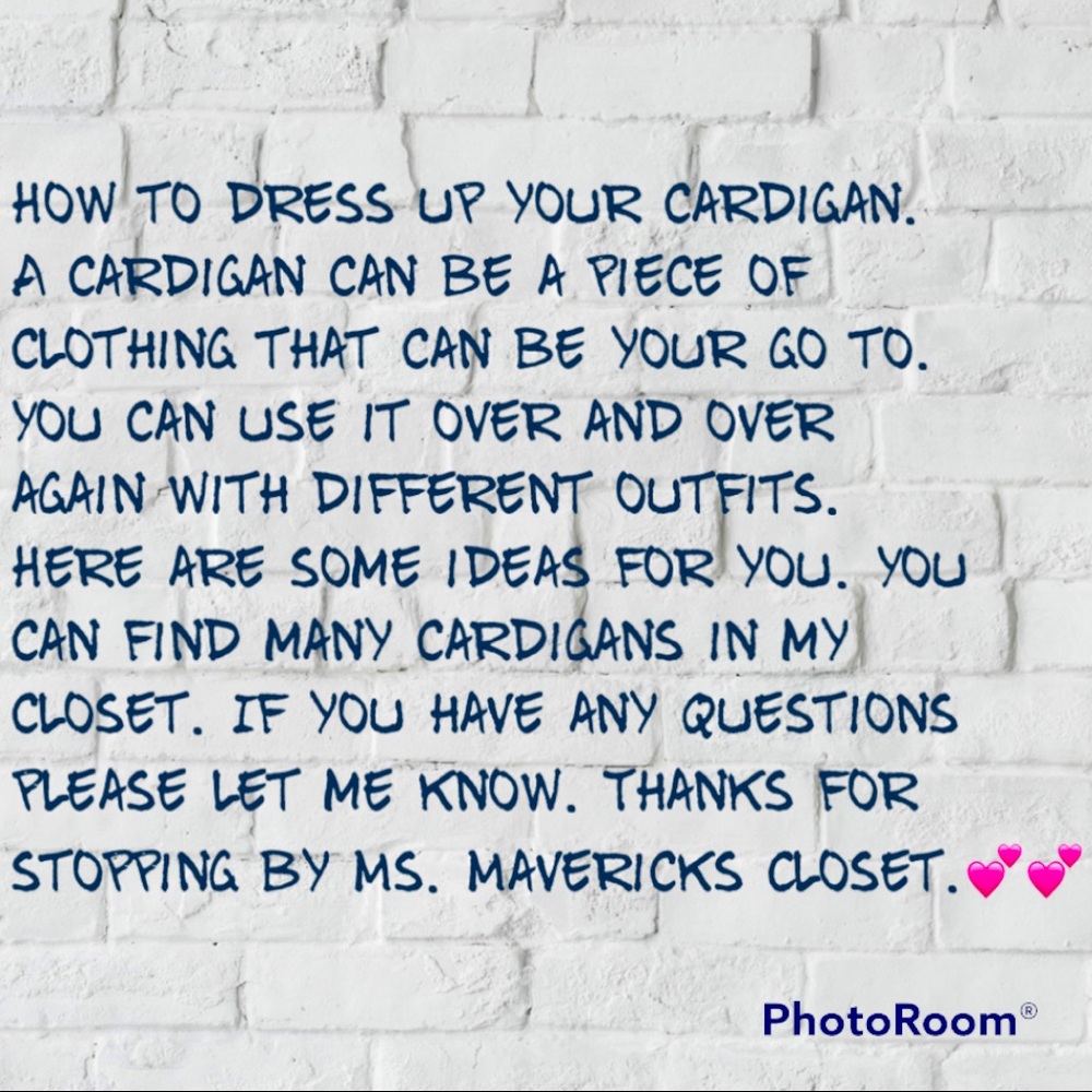 Dressing With Cardigans.